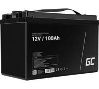 Green Cell AGM30 Batterie au plomb 12 V 100 Ah plomb (AGM) (l x H x P) 330 x 224 x 171 mm raccord à vis M5 résistant aux cycles de charge, sans entretien