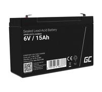 Green Cell AGM40 Batterie de l'onduleur VRLA AGM 6 V 15 Ah