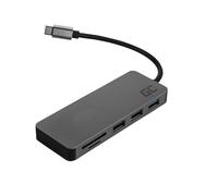 Green Cell AK50 hub & concentrateur USB 3.2 Gen 1 (3.1 Gen 1) Type-C Argent