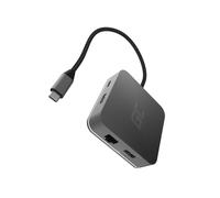 Green Cell AK61 hub & concentrateur USB 3.2 Gen 1 (3.1 Gen 1) Type-C Argent