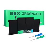 Green Cell Batterie A1496 A1405 A1377 pour Apple MacBook Air 13 A1369 A1466 (2010, 2011, 2012, 2013, 2014, 2015, 2017) Portable (7200mAh 7.6V Noir)