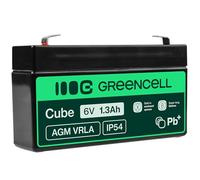 GreenCell Batterie de l'onduleur AGM13 VRLA 6 V 1,3 Ah