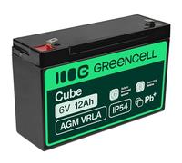 GreenCell Batterie AGM 6V 12Ah Plomb-acide scellée (VRLA)