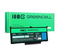 Green Cell Batterie F3YGT 02X39G 0DM3WC 0DWX9J pour Dell Latitude 7280 7290 7380 7390 7480 7490 Portable (5800 mAh, 7.4-7.6 V, Type de Cellule : Lithium polymère, Color: Noire)
