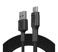 Green Cell Câble USB-A - Micro USB 1.2m Chargeur Cable noir High Speed compatible avec Quick Charge 3.0 pour Samsung, Xiaomi, Huawei, Kindle, Nexus, Téléphones Android