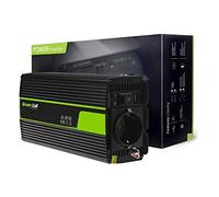 GreenCell Onduleur / Convertisseur INV03DE 12V→230V 500 W Onde sinusoïdale modifiée Noir