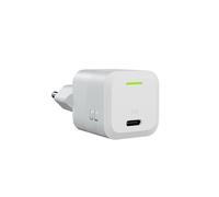 Green Cell CHARGC06W Chargeur Secteur Universel 33W USB-C Power Delivery/Quick Charge 3.0/Ultra Charge GaN, Protections Surtension/Surchauffe, Blanc