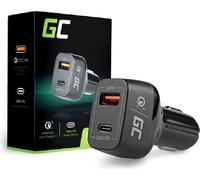 Green Cell - Chargeur de voiture USB-C Power Delivery + USB Quick Charge 3.
