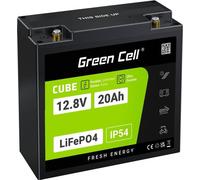 Green Cell CUBE LiFePO4 accumulateur spécial bloc LiFePo contact vissé Li-Ion 12.8 V 20 (GC-LFPGC12V20AH)