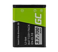 Green Cell® EN-EL10 Klic-7006 LI-40B LI-42B Batterie pour Appareil Photo Nikon Coolpix S510 Olympus Mju X Pentax Casio Full Decoded (cellules Li-ION 700 mAh 3,7 V Noir)