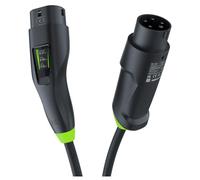Green Cell Evgc01 Câble De Chargement De Véhicules Électriques Noir Type 2 Cee 16a 3 7 M