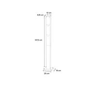 Green Cell EVGCAKHP1 HabuDen Post Poteau de montage pour borne de recharge EV HabuDen Wallbox