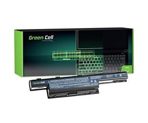 Green Cell Extended Série AS10D31 AS10D3E AS10D41 AS10D51 AS10D61 AS10D71 AS10D73 AS10D75 AS10D81 Batterie pour Acer/eMachines/Packard Bell Ordinateur PC Portable (9 Cellules 6600mAh 10.8V Noir)
