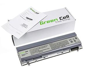 Green Cell Extended Series PT434 W1193 4M529 Batterie pour Ordinateur Portable Dell Latitude E6400 E6410 E6500 E6510 9 cellules 6600 mAh 11,1 V Argenté