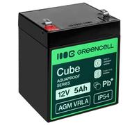 Green Cell GC-AGM12V5AH-J Batterie au plomb plomb (AGM) 5 Ah 12 V 1 pc(s)