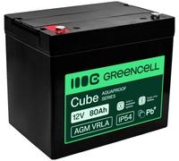 Green Cell GC-AGM12V80AH-H Batterie au plomb plomb (AGM) 80 Ah 12 V 1 pc(s)