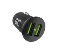 Green Cell Gc Cadm-gc-36aa - Usb-ladegeraet 36 W 2x Usb-a Schwarz Lam