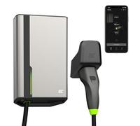 Green Cell GC HabuDen Wallbox 22kW 32A 7,5m Type 2 Cable EV Station de Recharge GC Application Bluetooth WiFi Compatible avec Toutes Les Voitures Électriques Recharge avec 22kW / 11kW / 7,2kW / 3,6kW
