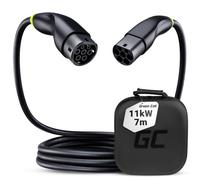Green Cell - GC Snap Type 2 EV charging cable 11kW 7m 16A pour Tesla Model Y / 3 / S / X, Kia EV6, VW ID.4 / ID.5, BMW i4 / iX, Ford Mach-E