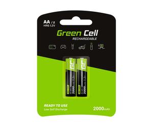 Green Cell GR06 pile domestique Batterie rechargeable AA Hybrides nickel-métal (NiMH)