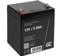 Green Cell Green Cell - USV-Akku - 1 x Batterie - Sealed Lead Acid (SLA) AGM27 Batterie au plomb 12 V 5 Ah plomb (AGM) (l x H x P) 90 x 107 x 70 mm cosses