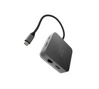 Green Cell AK61 hub & concentrateur USB 3.2 Gen 1 (3.1 Gen 1) Type-C Argent