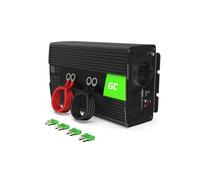 Green Cell INV08 Convertisseur DC-to-AC 1000W (2000W crête) 12V vers 230V 50Hz Noir - Dimensions 264x78x135mm - Alimentation Externe