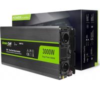 Green Cell INV15 Adaptateur d'alimentation/Inverseur Auto 3000 W noir