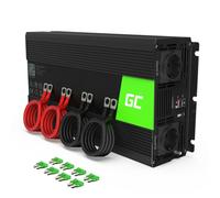 GreenCell Onduleur Pur Sinus 3000W/6000W 12V 220/230V DC-AC avec prise allume-cigare