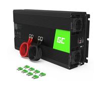 Green Cell INV25 adaptateur de puissance & onduleur Auto 1500 W Noir