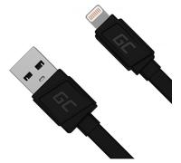 Green Cell KABGC02 GCmatte Lightning Flat Quick Charging USB Cable 25 cm