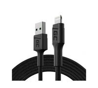 Green Cell KABGC18 câble Lightning 2 m Noir