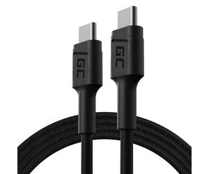 Green Cell KABGC30 câble USB 1,2 m USB 2.0 USB C Noir