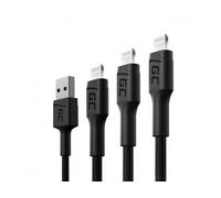 Green Cell KABGCSET04 câble Lightning 2 m Noir