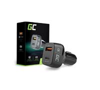 Green Cell Kfz-Ladegerät USB-C Power Delivery + USB Quick Charge 3.0