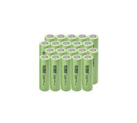 Green Cell Lot de 20 Piles Rechargeables 20GC18650NMC29 2900 mAh 3,7 V 18650