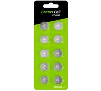 Green Cell Pile bouton CR 2032 3 V 10 pc(s) 220 mAh lithium CR2032