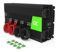 Green Cell® 2000W/4000W Modifiée Sinus Convertisseur de Tension DC 12V AC 220V/230V Power Inverter sinusoïdale, Onduleur Transformateur avec Connection USB
