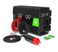GreenCell Onduleur INV16 G 12 V à 230 V 500W/1000W onde sinusoïdale pure Noir