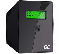Green Cell PRO UPS Alimentation non interruptible (600 VA (360 W) avec protection contre les surtensions 230 V Line Interactive Régulation de tension AVR UPS USB/RJ11 2 sorties Schuko Écran