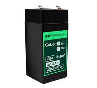 Green Cell® Rechargeable Batterie AGM 4V 4Ah VRLA accumulateur au Gel Plomb Cycles Sans Entretien Battery étanche Jouets | Alarme | Caisse | Les balances | Les clôtures | Audio de voiture | Modèles RC