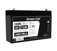 Batterie AGM 6V 7.2Ah accumulateur pour Jouets Installations d'alarme Véhicules pour enfants