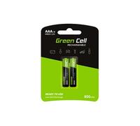 green cell rechargeable batteries 2x aaa hr03 800mah