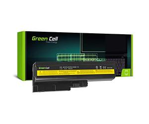 Green Cell® Standard Série Batterie pour Lenovo IBM ThinkPad R60 R60i R60e R61 R61e T60 T60p T61 SL400 SL500 R500 T500 W500 Ordinateur PC Portable (6 Cellules 4400mAh 10.8V Noir)
