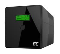 Green Cell® UPS Alimentation d'énergie Non interruptible 1000 VA (700 W) avec écran LCD 2 x 12 V/7 Ah 2 x Schuko