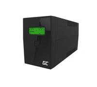 Green Cell UPS01LCD alimentation d'énergie non interruptible Interactivité de ligne 600 VA 360 W 2 sortie(s) CA