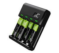 Chargeur GC VitalCharger avec batteries 2x AAA + 2x AA Green Cell
