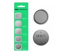Greencell CR2016 Lot de 5 Piles Bouton au Lithium 3 V 80 mAh - Alimentation fiable et Durable pour clés de Voiture, télécommandes, Montres et Autres appareils électroniques