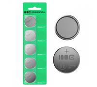 Greencell CR2450 Lot de 5 Piles Bouton au Lithium 3 V 600 mAh - Alimentation fiable et Durable pour clés de Voiture, télécommandes, Montres et électroniques.