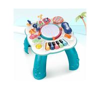 (Green)Cemirk Table d'Activité Bébé Musical Enfants Éducation Jouets Centre d'Activités